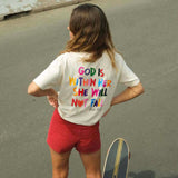 God Is Within Her She Will Not Fall Psalm 46:5 Printed T-shirt