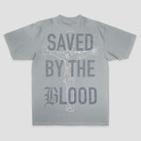 Saved By The Blood Printed Men's T-shirt