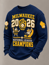 Men's Baseball Print T-Shirt