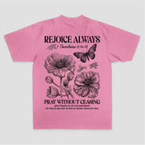 Rejoice Always Printed Women's T-shirt