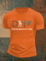 Men's  A lot can happen in 3 days  Print  T-Shirt