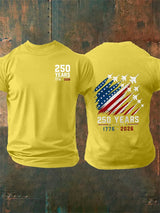 Men's Round-Neck 250 YEARS Printed T-Shirt