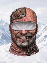 Men's Outdoor Warm Balaclava with Funny Expressions