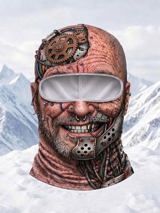 Men's Outdoor Warm Balaclava with Funny Expressions