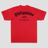 Philippians 4:13 I Can Do All Things Through Him Who Strengthens Me Printed Men's T-shirt
