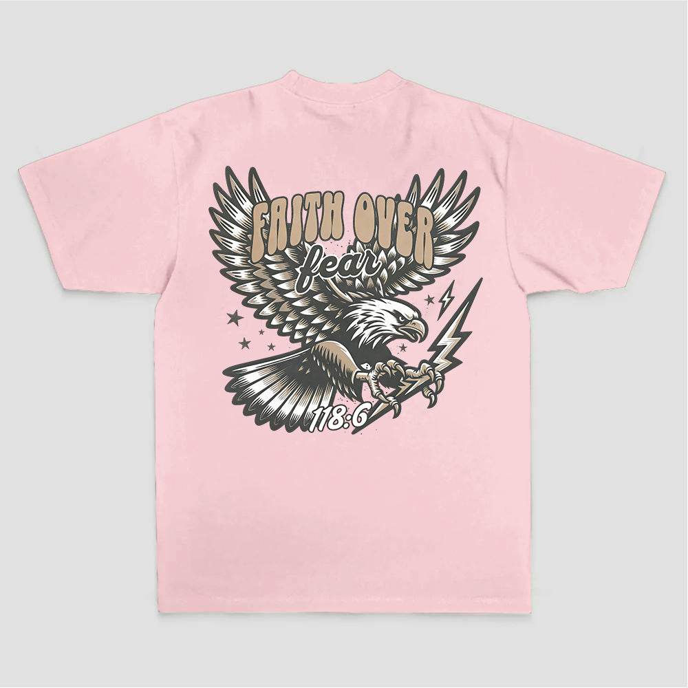 Faith Over Fear Printed Women's T-shirt