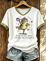 Women's Casual Print Short-Sleeve T-Shirt