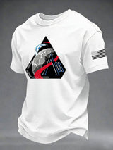 Men's Artemis II Round Neck Casual Printed T-Shirt