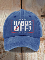 🔥Buy 3 Get 15% Off🔥Unisex Distressed Washed Cotton FDT “Hands Off ” Hat