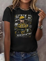 Women's  Racing Print T-Shirt