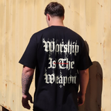 Worship Is The Weapon Faith In Pain Printed Men's T-shirt