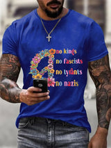 🔥Buy 3 Get 15% Off🔥Men's stylish casual FDT Reject King Tiger printed  T-shirt