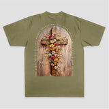 The Grass Withereth.the Flowers Fadeth.but The Word Of Our God Shall Stand Forever Printed Women's T-shirt