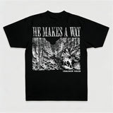 He Makes A Way Isaiah 43:19 Western Landscape Print Printed Women's T-shirt