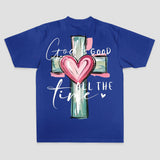 God Is Good All The Time Printed Women's T-shirt