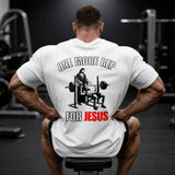 One More Rep For Jesus Printed Men's T-shirt