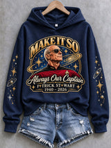 Women's Casual Commemorative Printed Sweatshirt