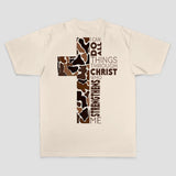 I Can Do All Things Through Christ Who Strengthens Me Printed Men's T-shirt