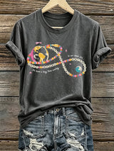 Women's Copy Moon Joy Print T-shirt