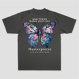 God Turns Broken Pieces Into Masterpieces Printed Women's T-shirt