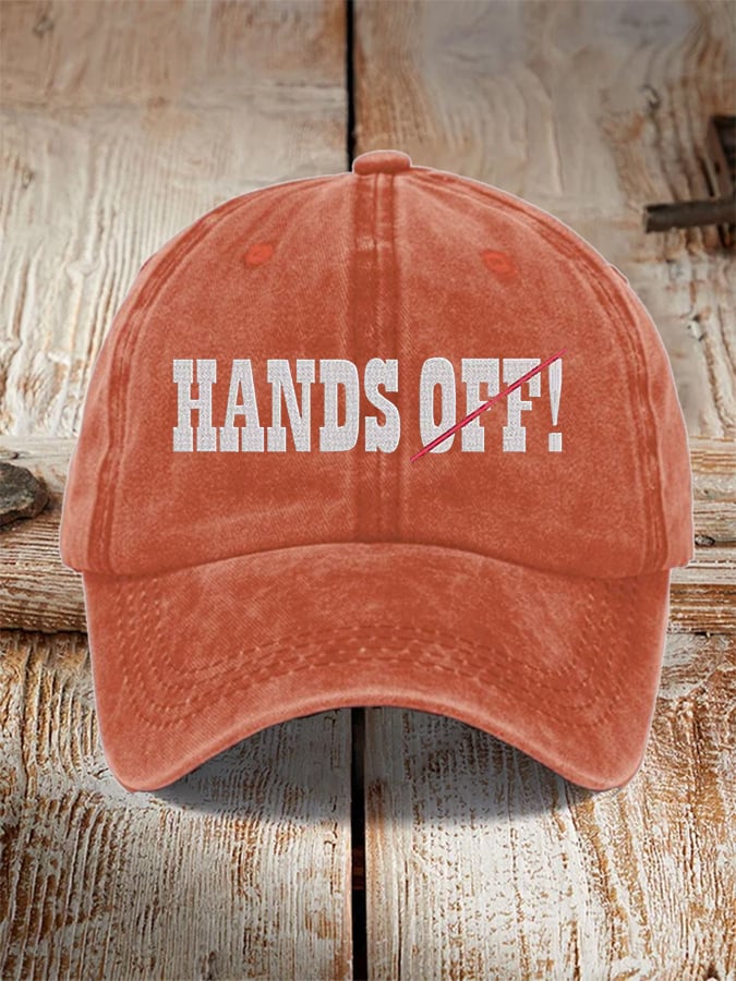 🔥Buy 3 Get 15% Off🔥Unisex Hands Off Protest Print Hat
