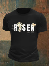 Men's  He is Risen  Print  T-Shirt