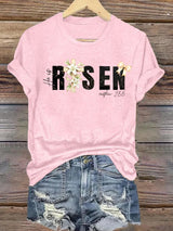 Women's  He is Risen Print T-Shirt