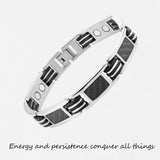 Inlaid color energy bracelets