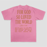 For God So Loved The World John 3:16 Bible Verse Print Printed Women's T-shirt
