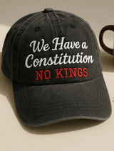 🔥Buy 3 Get 15% Off🔥Unisex 'We Have a Constitution No Kings' Printed Hat