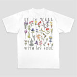 It Is Well With My Soul Printed Women's T-shirt