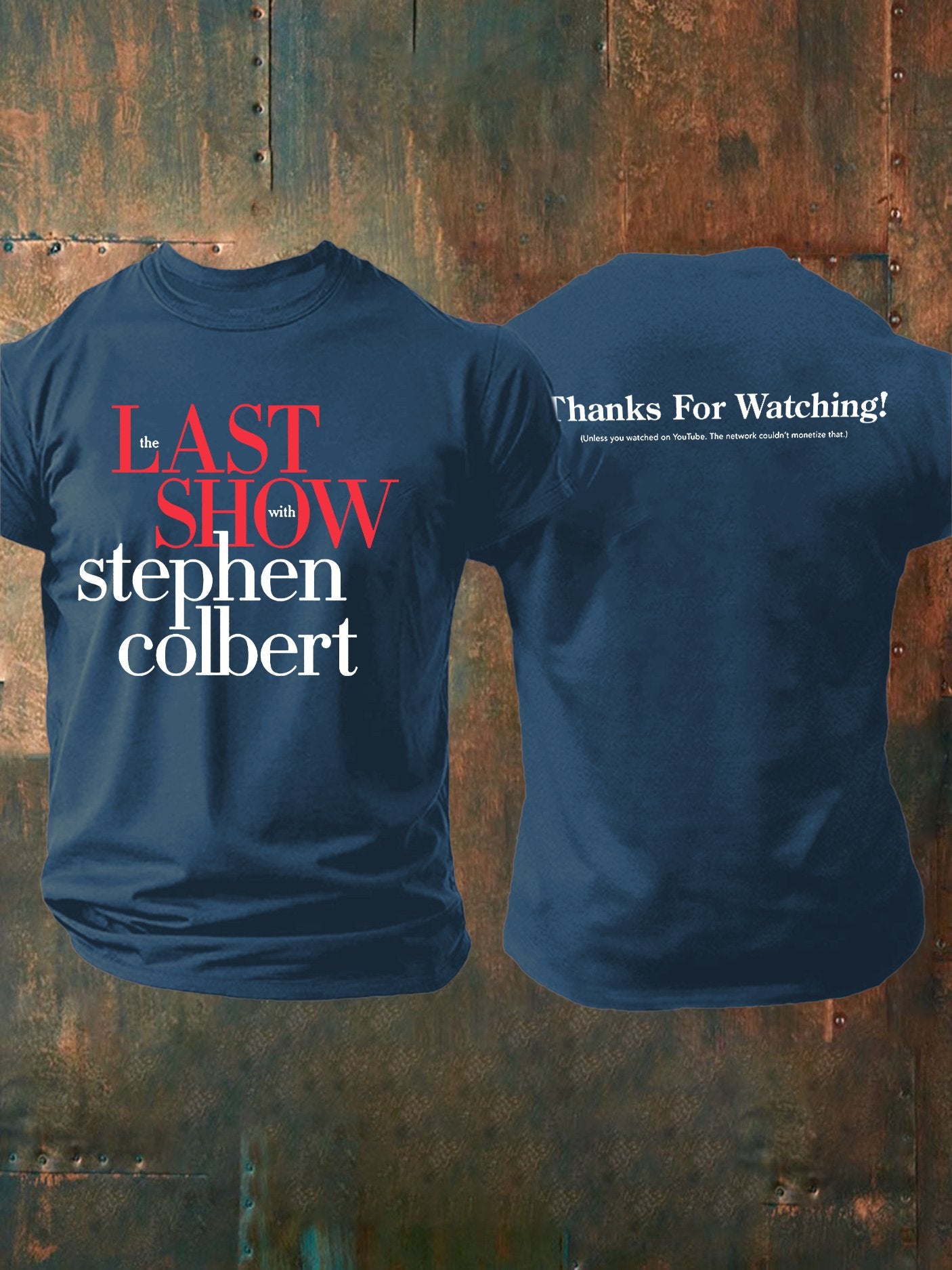 Men's Retro Last Show Print T-Shirt