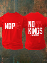 🔥Buy 3 Get 15% Off Men's  No Kings In America T-Shirt