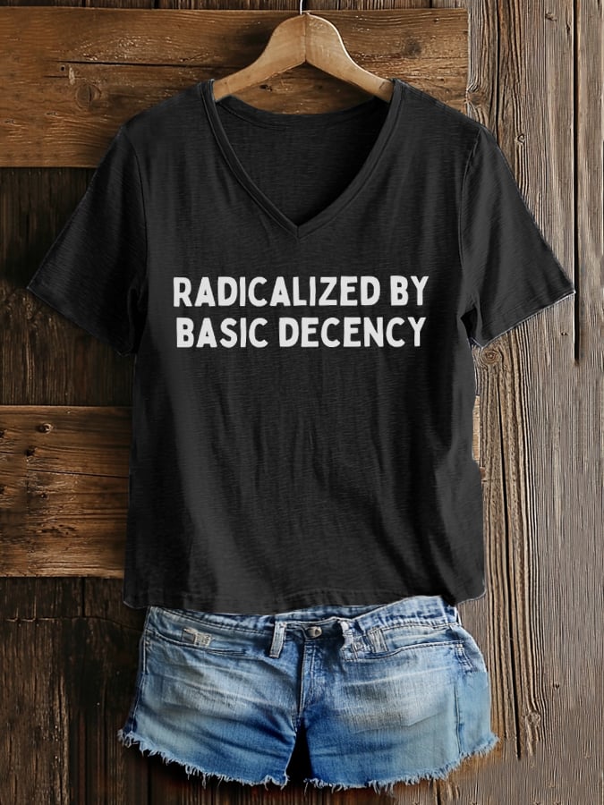 🔥Buy 3 Get 15% Off🔥Women's Casual Social Democracy Printed T-shirt