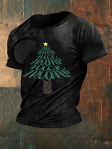 🔥Buy 3 Get 15% Off🔥Men's  Funny Christmas Tree With fdt T-Shirt