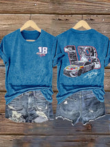 Women's  Racing Print T-Shirt