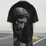 Crown Of Thorns Portrait Washed T-Shirt