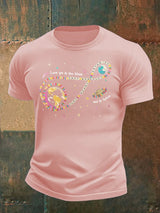 Men's  Fun Planet Print T-Shirt