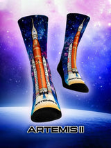 Unisex Artemis II "Ready for Launch" Printed Mid-Calf Socks