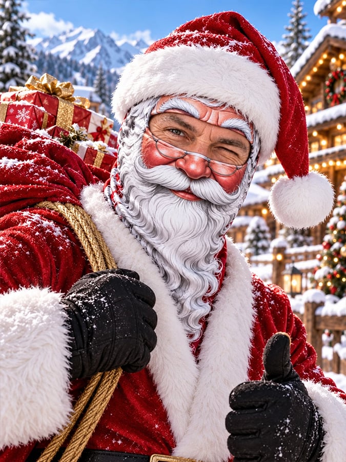 Fun Santa Claus Mask