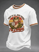 Men's 'Jesus Thinks I'm A Delight' Printed Casual T-Shirt