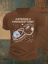 Men's  Fun Planet Print T-Shirt