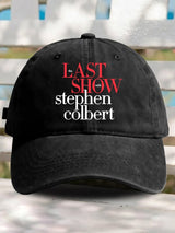 Retro Last Show Print Baseball Cap