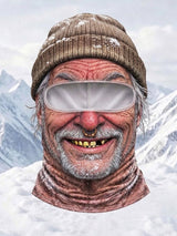Men's Outdoor Warm Balaclava with Funny Expressions