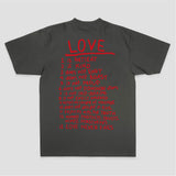 Love 1 Is Patient 2 Is Kind 3 Does Not Envy 4 Does Not Boast 5 Is Not Proud 6 Does Printed Women's T-shirt