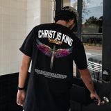 Christ Is King Printed Men's T-shirt
