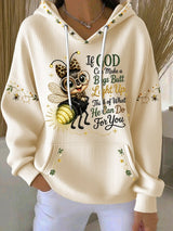 Women's If God Can Make A Bug's Butt Light Up Hoodie