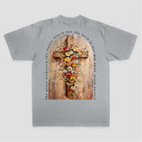 The Grass Withereth.the Flowers Fadeth.but The Word Of Our God Shall Stand Forever Printed Women's T-shirt
