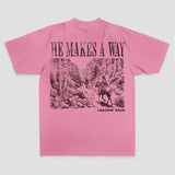 He Makes A Way Isaiah 43:19 Western Landscape Print Printed Women's T-shirt