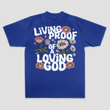 Living Proof Of A Loving God Printed Women's T-shirt